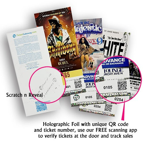 Premium Scannable Event Tickets